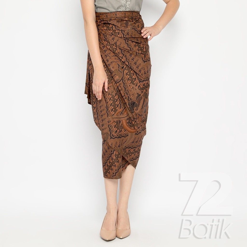 ROK BATIK SPAN Skirt Lilit Kebaya Instan Modern view 2