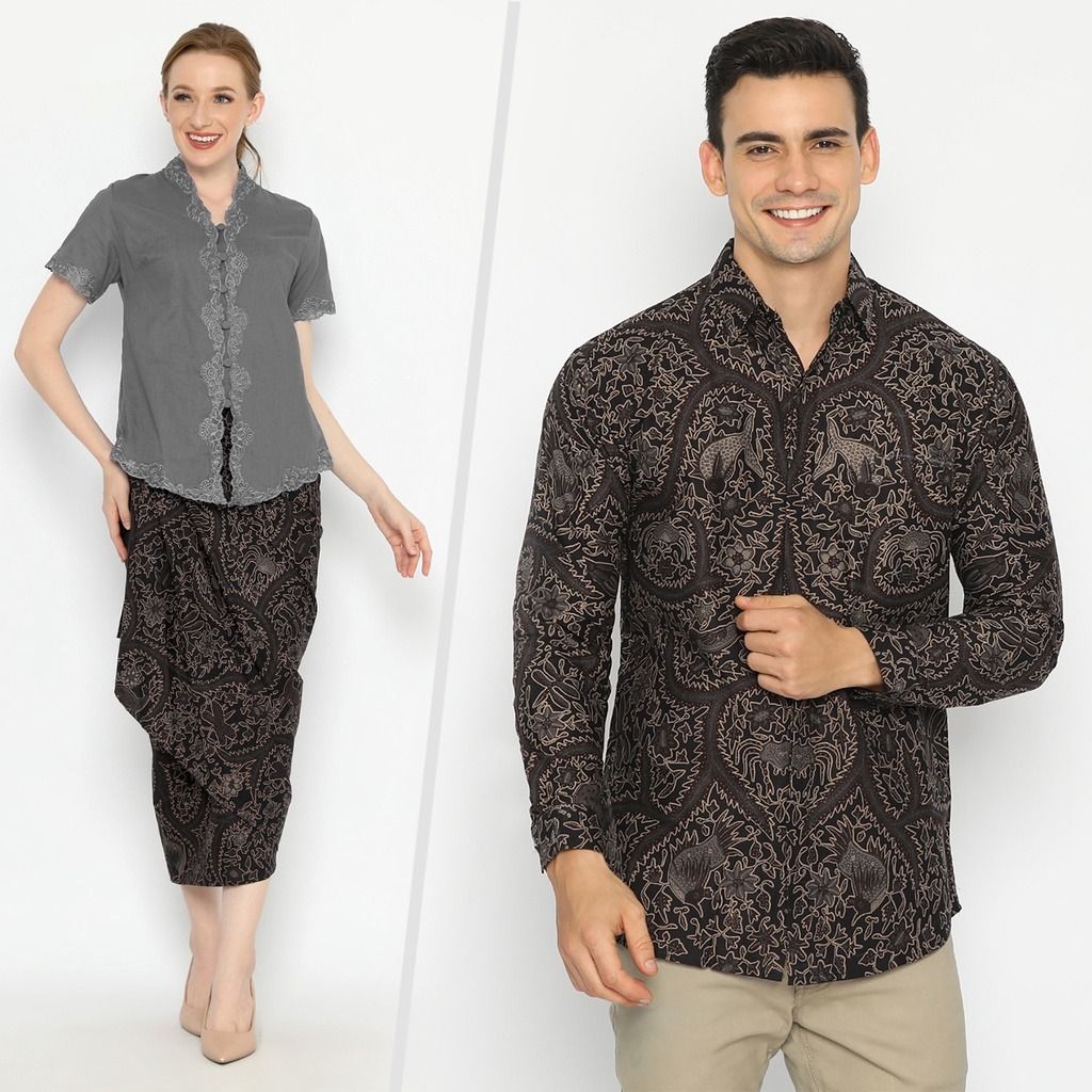Batik Earthy Brown Mocha Mousse